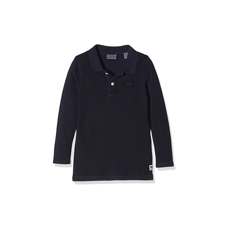 Scotch & Soda Shrunk Jungen T-Shirt Long Sleeve Garment Dyed Pique Polo
