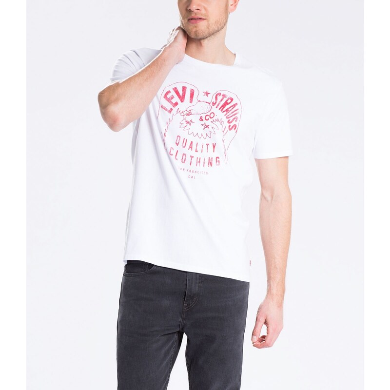 Levi's Graphic - T-Shirt aus Baumwolle - weiß