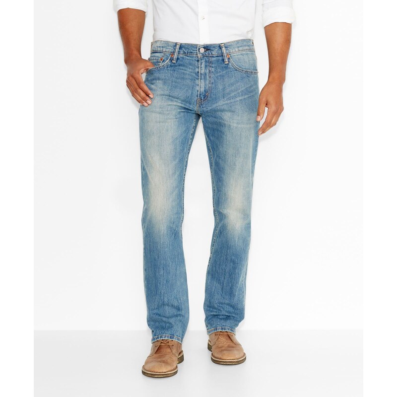 Levi's 504 - Jeans mit geradem Schnitt - ausgewaschenes blau