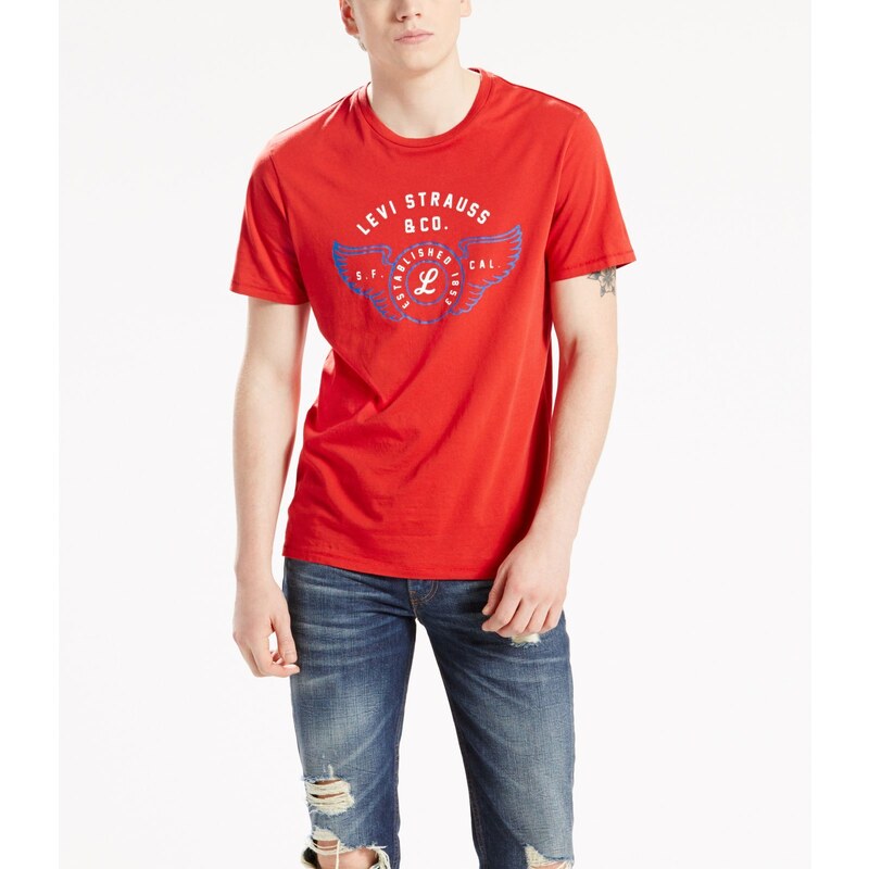 Levi's Graphic Set - T-Shirt aus Baumwolle - rot