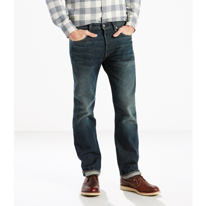 Levi's 501 - Jeans mit geradem Schnitt - jeansblau