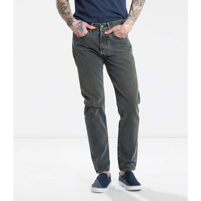 Levi's 501 - Jeans mit geradem Schnitt - grau
