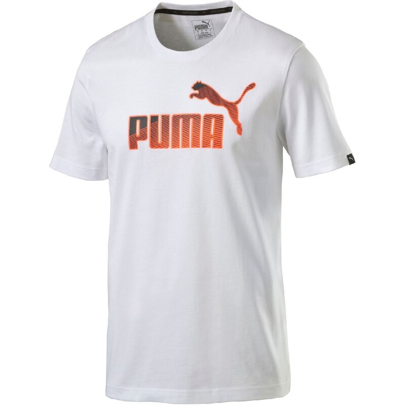 Puma Hero Logo Tee - T-Shirt - weiß