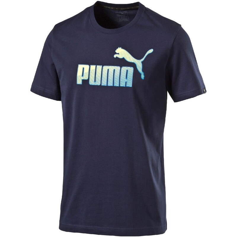 Puma Hero Logo Tee - T-Shirt - marineblau