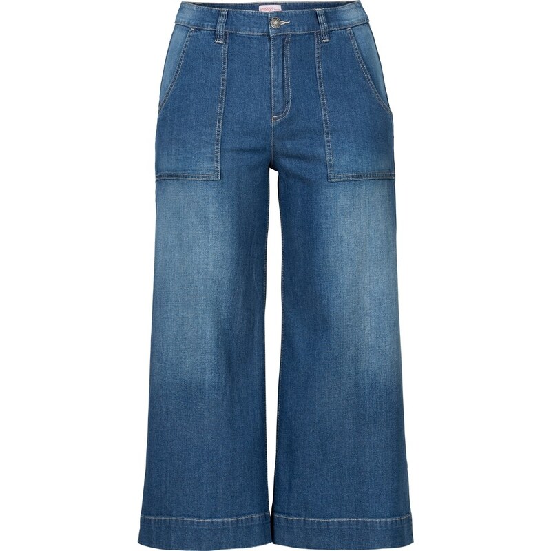 Sheego Denim Stretch Two Pocket Jeans Culotte