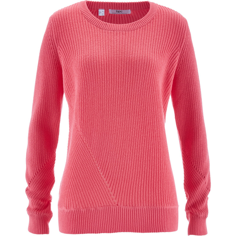 bpc bonprix collection Langarm-Pullover in pink für Damen von bonprix