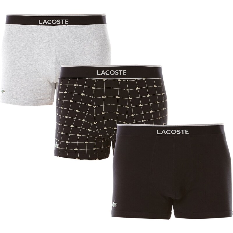 Lacoste Underwear 3 Boxershorts - schwarz