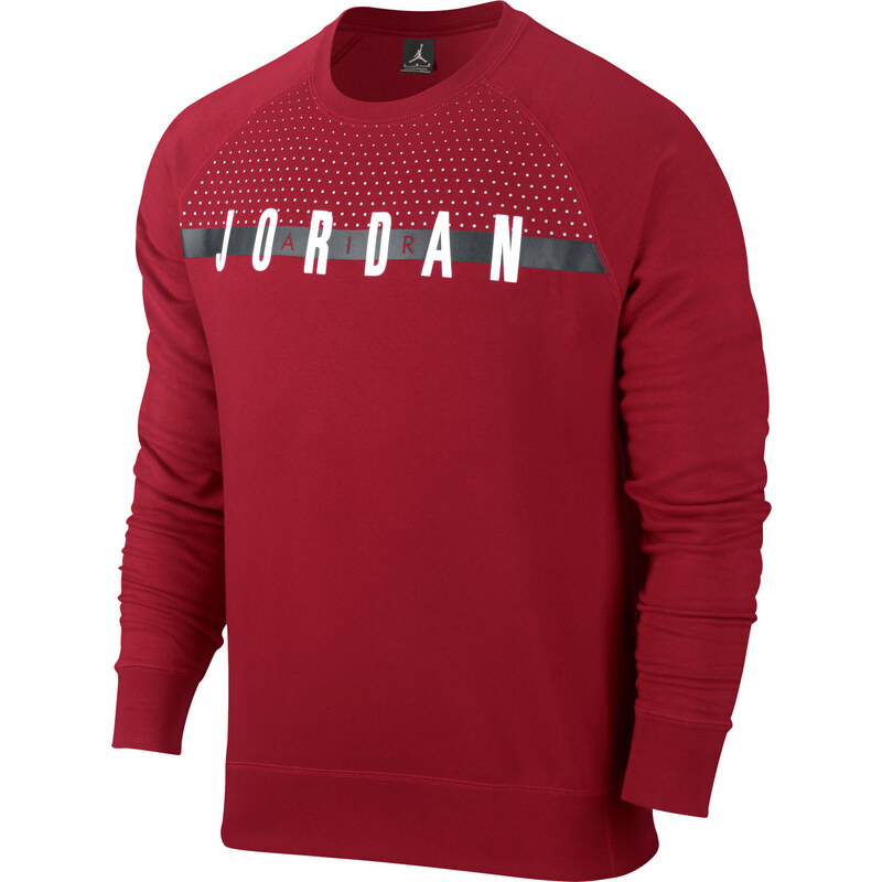 Jordan Seasonal Graphic Crew Sweater red/white