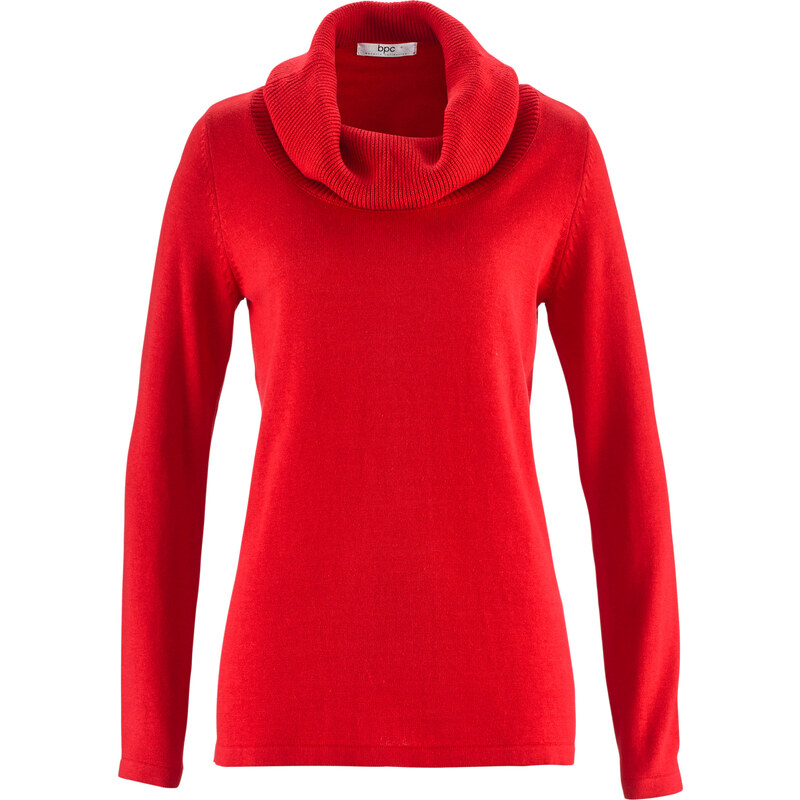bpc bonprix collection Langarm-Pullover in rot für Damen von bonprix
