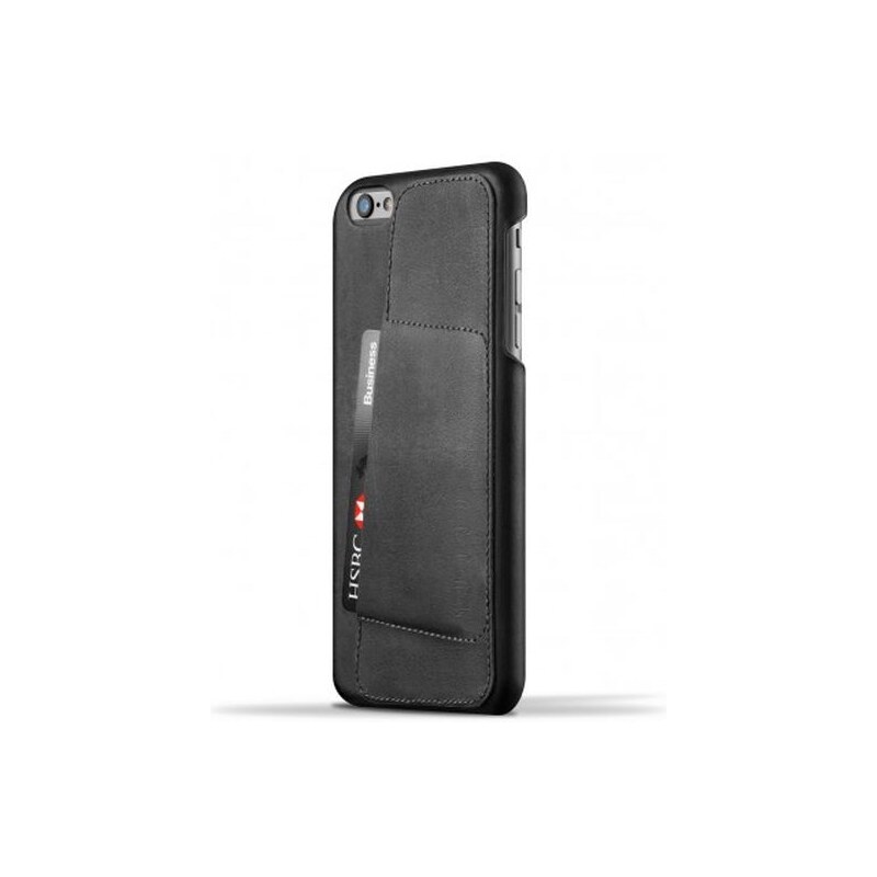 MUJJO Leather Wallet Case 80° for iPhone 6(s) Plus - Black