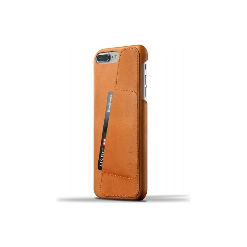 MUJJO Leather Wallet Case for iPhone 7 Plus - Tan