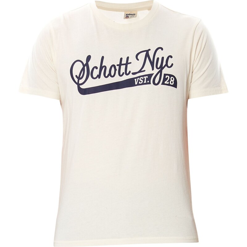 Schott T-Shirt - weiß