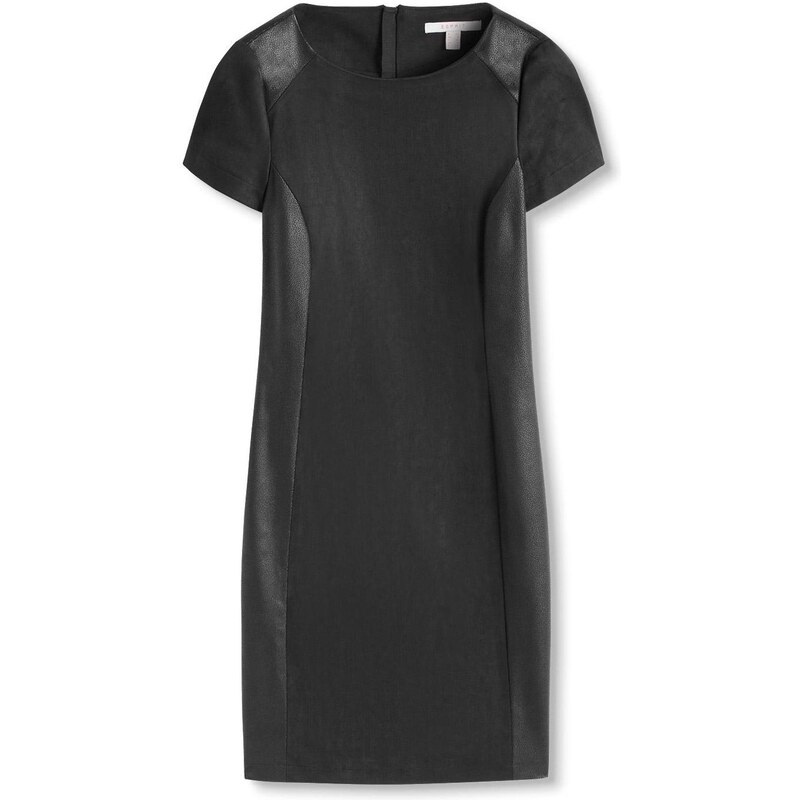 Esprit Kleid mit kurzem Schnitt - schwarz