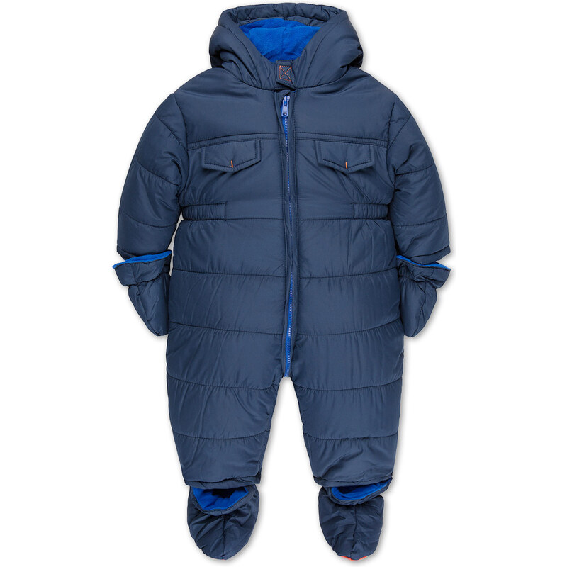 C&A Baby-Schneeanzug mit Kapuze in Blau