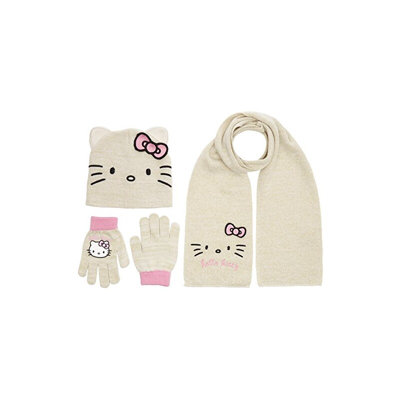 Hello Kitty Mädchen Hut / Handschuhe / Schal Hello Kitty