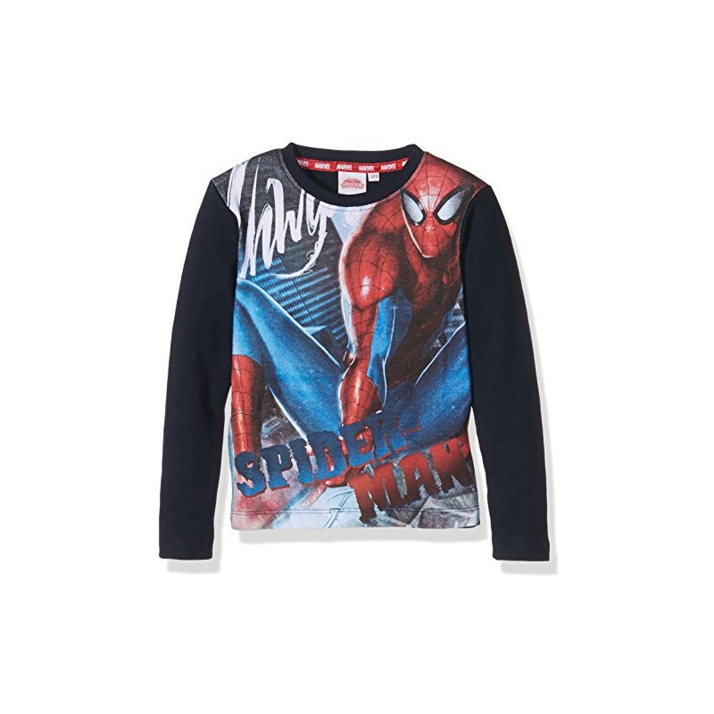 Spiderman Jungen T-Shirt Marvel Bambino Manica Lunga-Originale