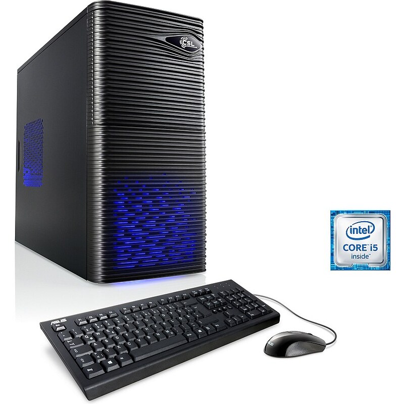 CSL Multimedia PC Core i5-6600K Intel HD 530 8 GB RAM SSD »Speed T5872 Windows 10 Home«
