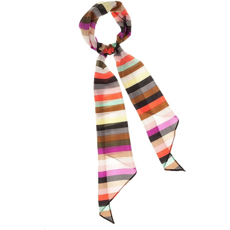 CODELLO Seiden-Schal mit Streifen