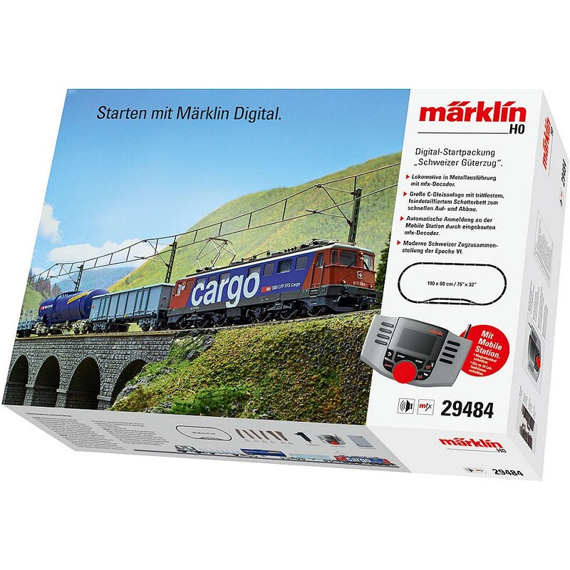 Märklin Digitalset, Spur H0, »Startpackung, Schweizer Güterzug, Wechselstrom - 29484«