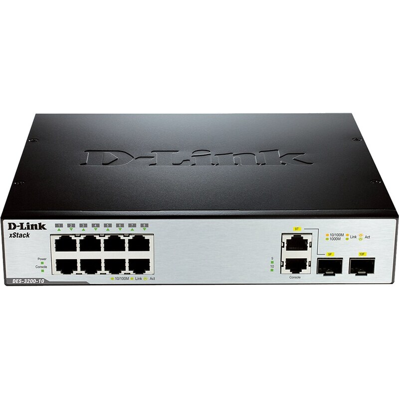 D-Link Switch »DES-3200-10 10-Port Layer2 Managed Access Switch«