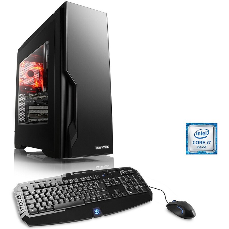 CSL Gaming PC Core i7-6700K GeForce GTX 1070 16GB DDR4 SSD »Levitas T7410 Windows 10«