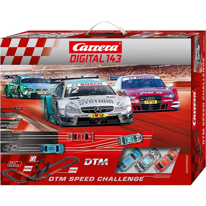 Carrera Autorennbahn, »Carrera® Digital 143 DTM Speed Challenge«