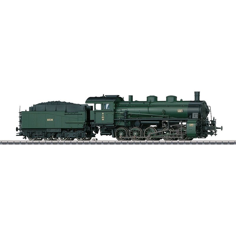 Märklin Dampflokomotive, Spur H0, »Güterzug Dampflok, Gattung 5/5 Bayern, Wechselstrom - 39551«