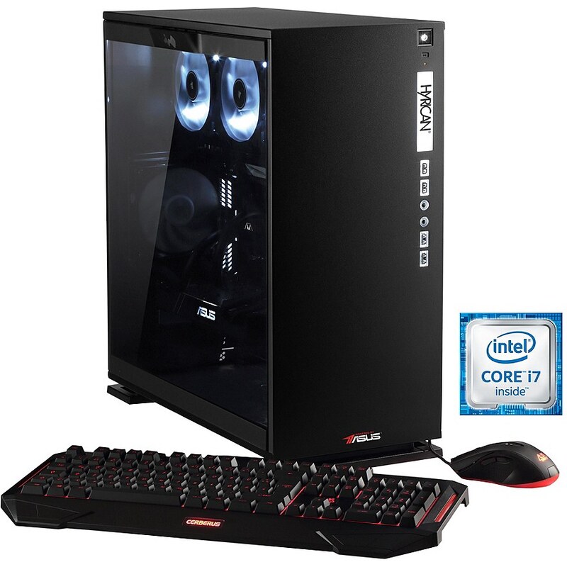 Hyrican Gaming PC Intel® i7-6850K, 32GB, GeForce® GTX 1080 »Elegance 5330 noir - powered by ASUS«