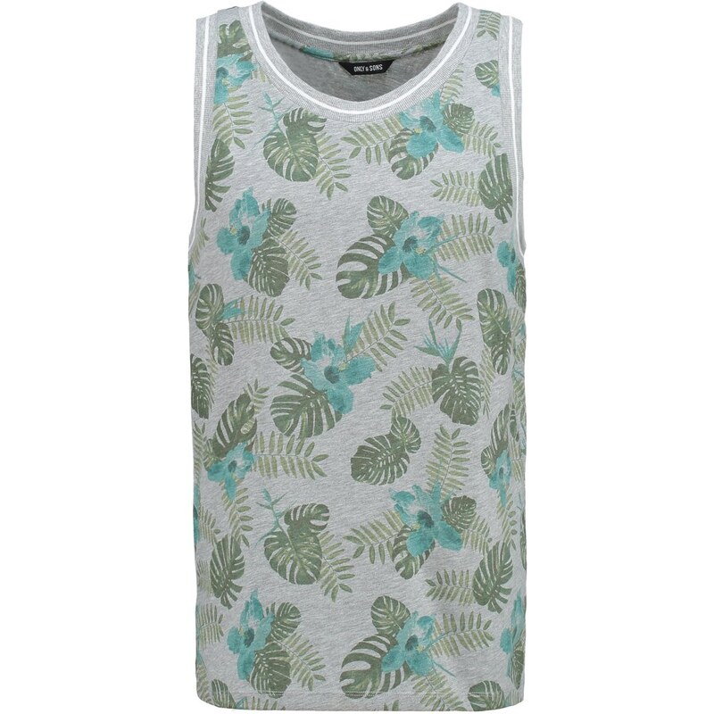 Only & Sons ONSLIAM Top light grey/green/blue