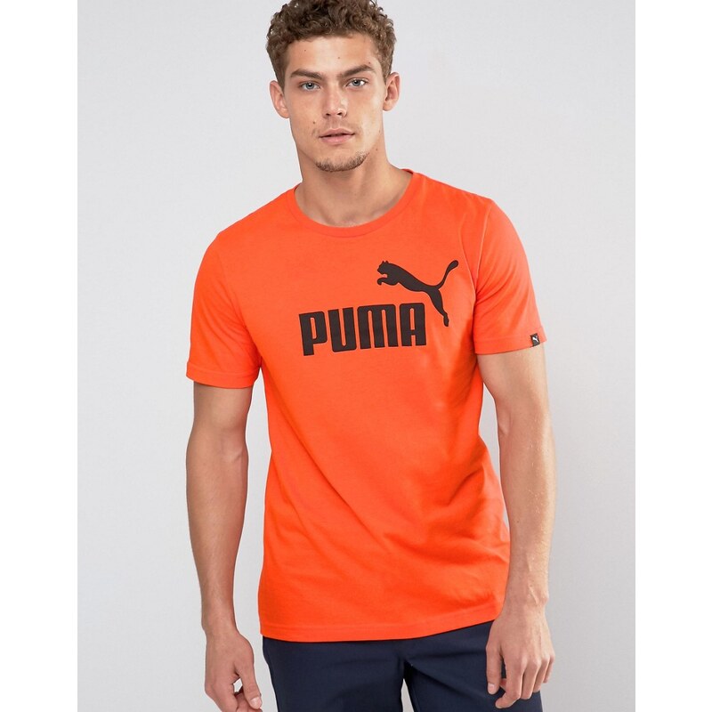 Puma No.1 - T-Shirt mit Logo in Orange, 83824116 - Orange