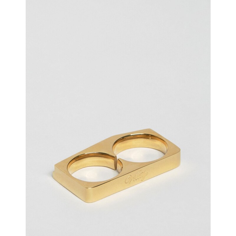 Vitaly - Terra - Goldener Ring mit Doppelschiene - Gold