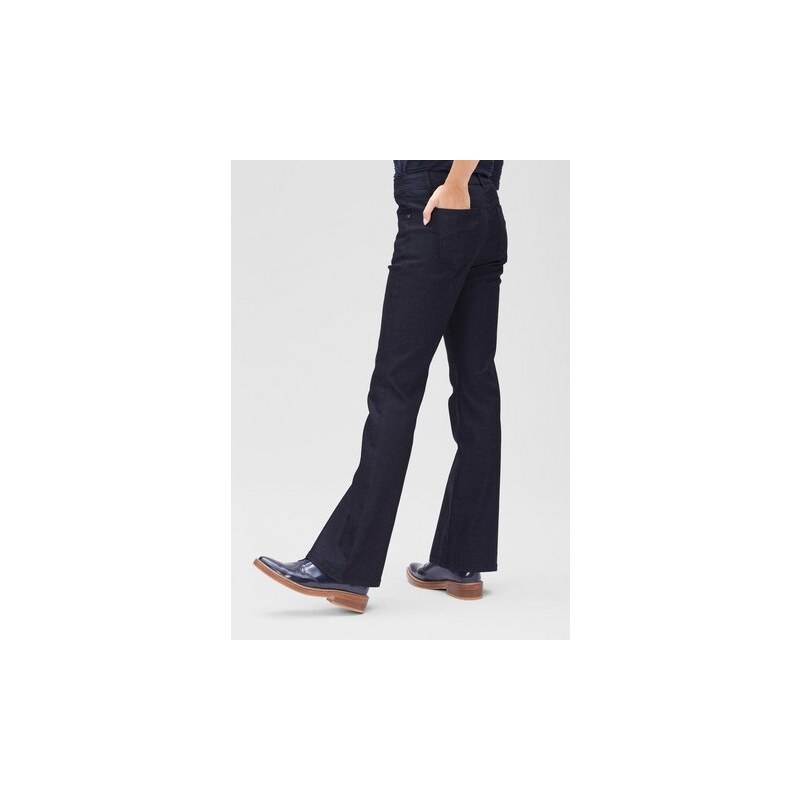 Damen BLACK LABEL Slim: Dunkle Bootcut-Jeans S.OLIVER BLACK LABEL blau 34,36,40,42