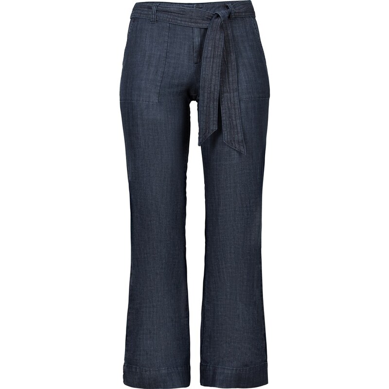 Sheego Denim Weite Stretch Jeans mit Bindegürtel