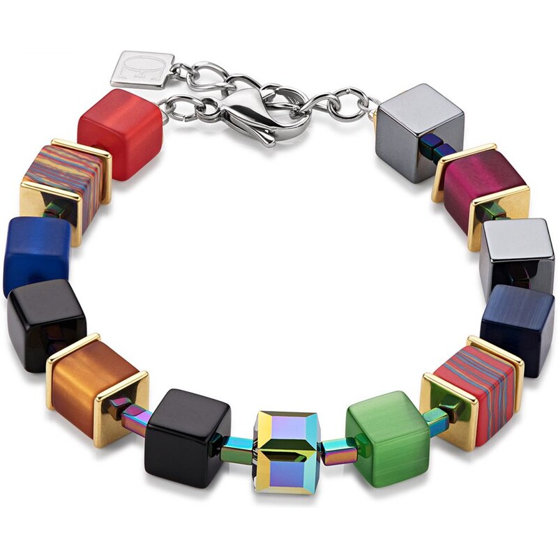Coeur de Lion Armband Geo Cube Multicolor 4848/30-1500