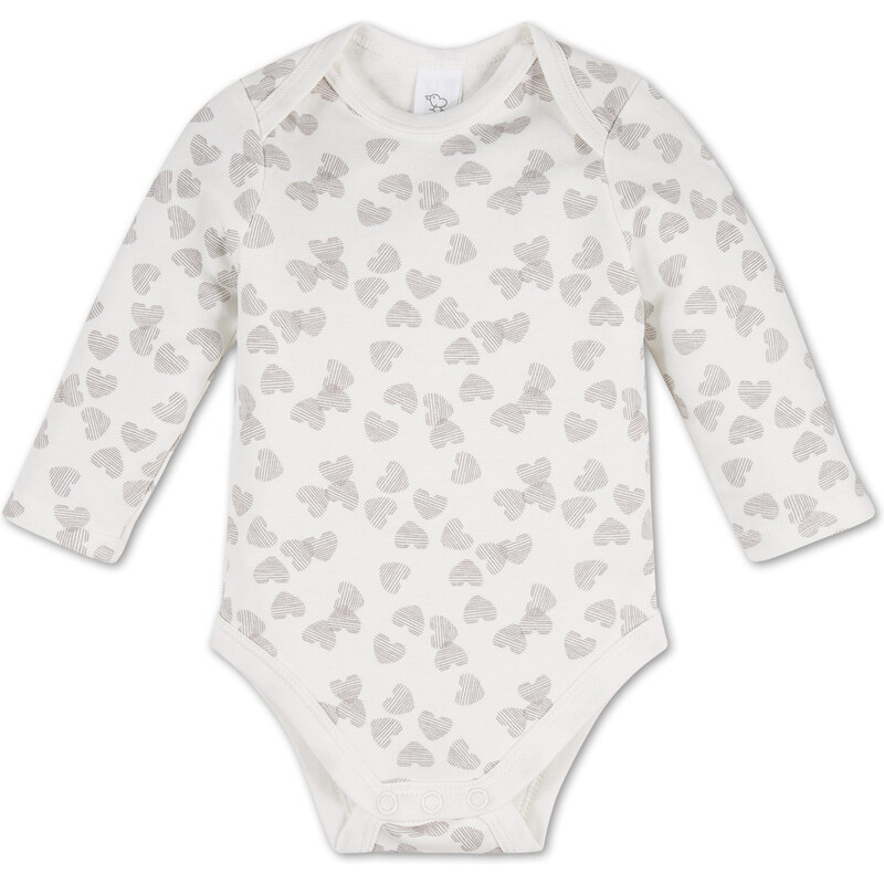 C&A Baby Langärmeliger Baby-Body in Weiss