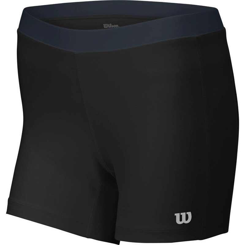 Wilson: Damen Tennisshorts Rush Compression Shorts, schwarz, verfügbar in Größe M,S,XS