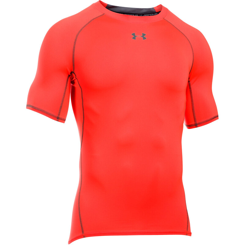 Under Armour: Herren Kurzarm Kompressionshirt HeatGear, orange, verfügbar in Größe S,M