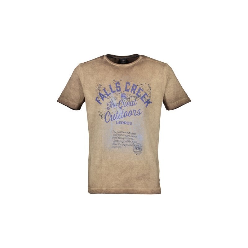 LERROS T-Shirt mit Print LERROS braun L,M,XXL