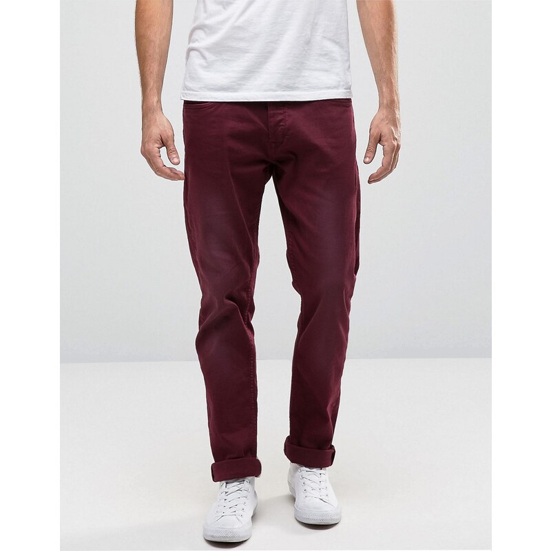 Blend - Cirrus - Enge Jeans in Zinfandel - Rot