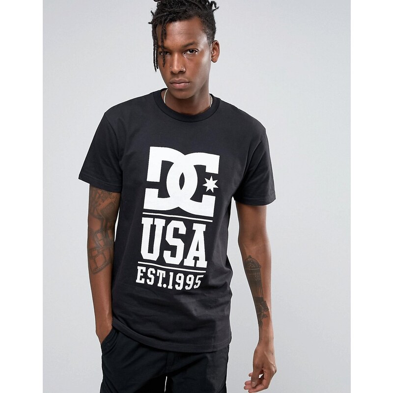 DC - Usa Stack - T-Shirt - Schwarz