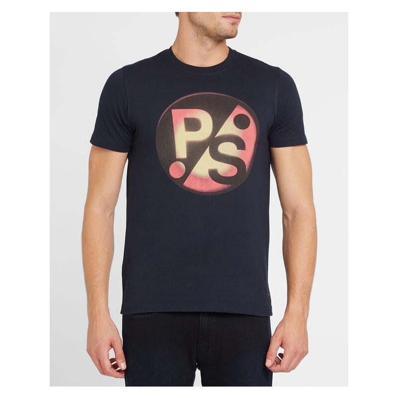 PS By Paul Smith T-Shirt PS in Marineblau