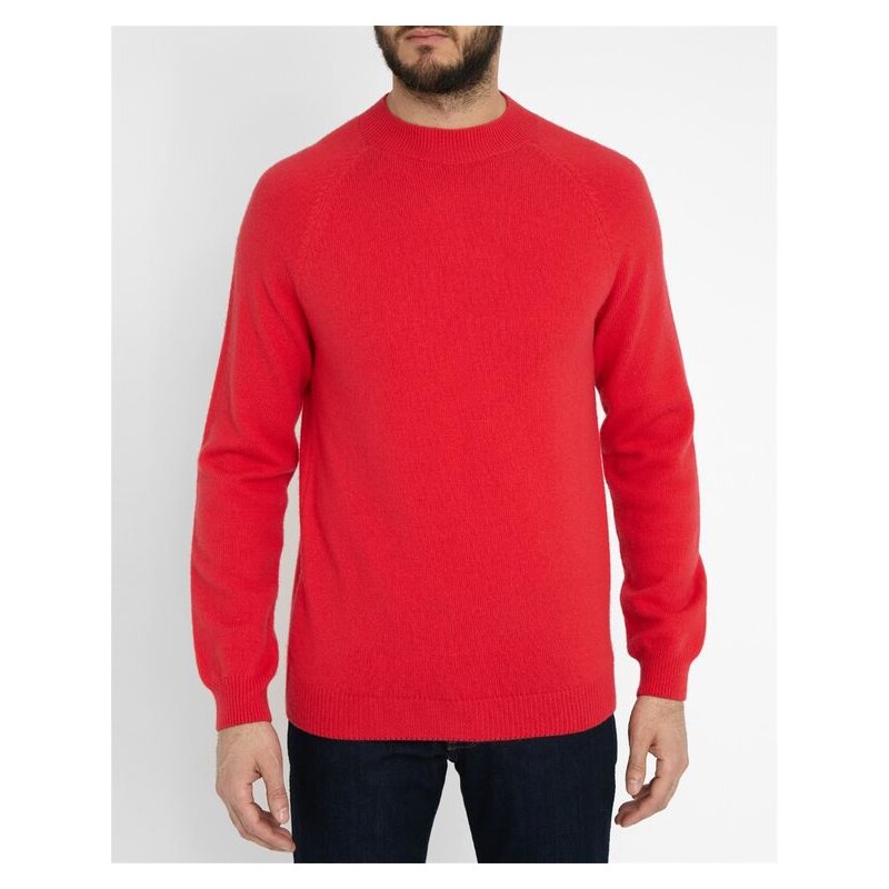 PS By Paul Smith Raglanpullover aus Wolle in Fuchsia