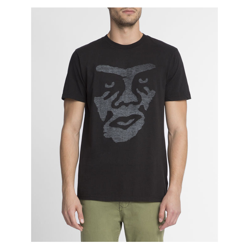 OBEY Schwarzes T-Shirt mit Aufdruck The Creeper Superior