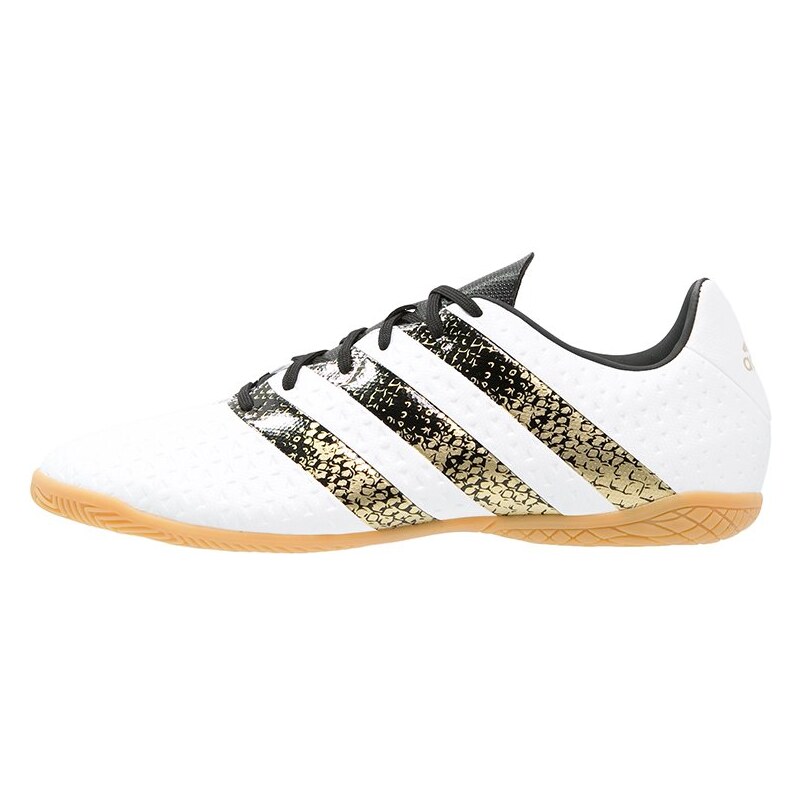 adidas Performance ACE 16.4 IN Fußballschuh Halle white/core black/gold metallic