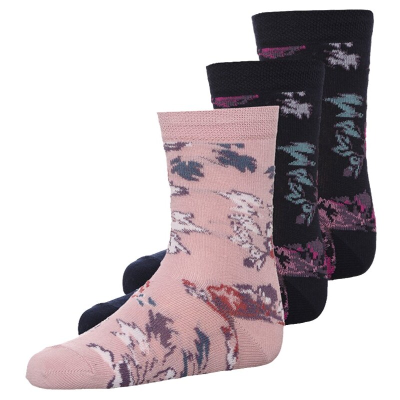 Ewers 3 PACK Socken dunkelblau/rosa
