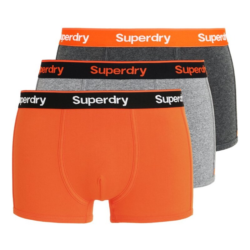 Superdry 3 PACK Panties grey/black/orange