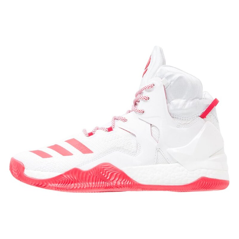 adidas Performance D ROSE 7 Basketballschuh white/ray red