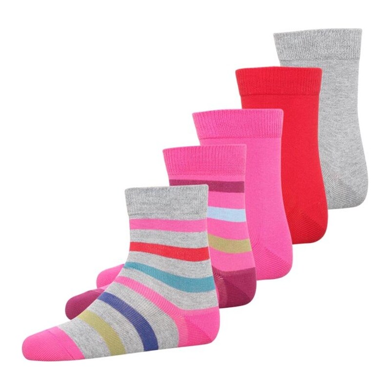 Falke 5 PACK Socken pink/grey melange