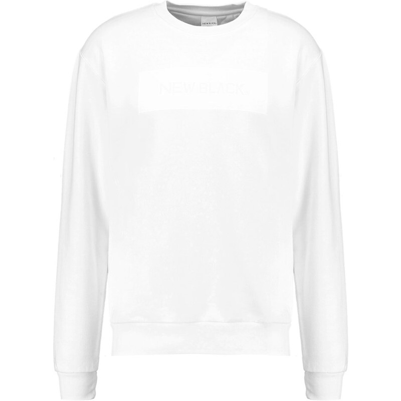 New Black HEAVY Sweatshirt white