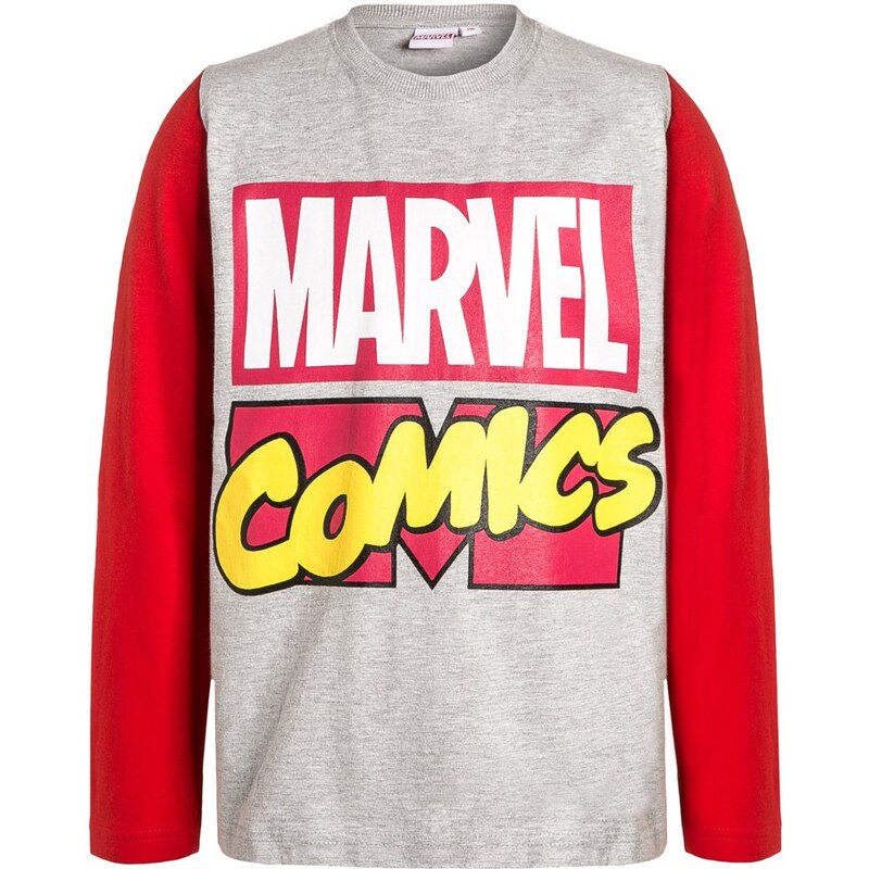 Marvel COMICS Langarmshirt grau/rot